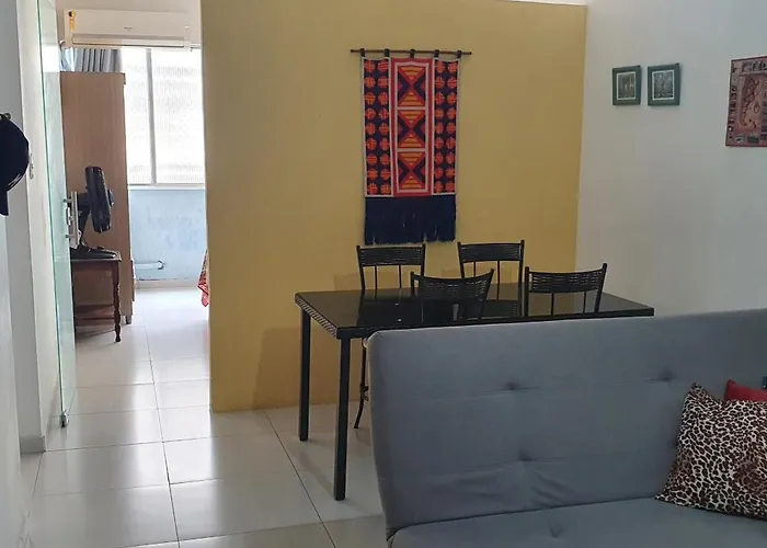 Apto Santos Na Trabulsi Ponta Da Praia Aquario